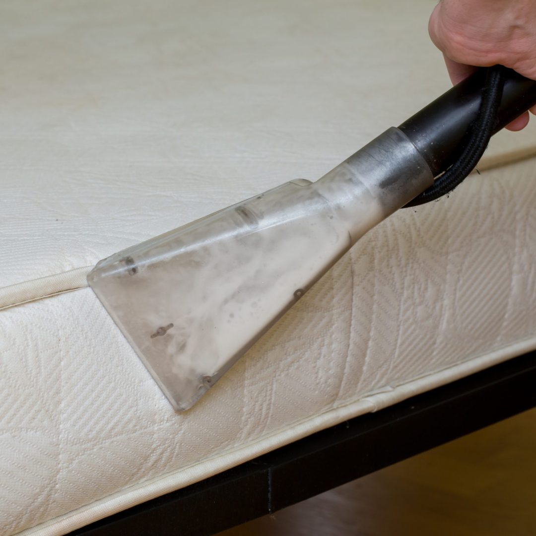Dry,Cleaning,Of,An,Old,White,Mattress
